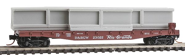 Image for 489-4500060 50'Fltcr w/Ld DRGW 23022