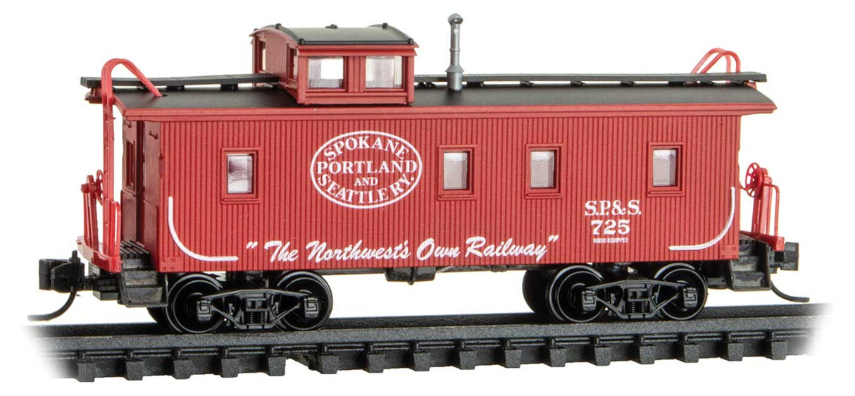 Image for 489-5100061 Wood Caboose SP&S #725