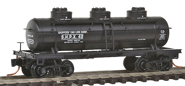Image for 489-6600070 3-Dome Tank Car SHPX 42