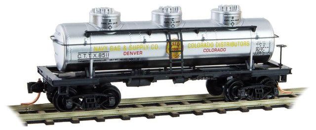 Image for 489-6600080 3-Dome Tank Navy Gas Sply