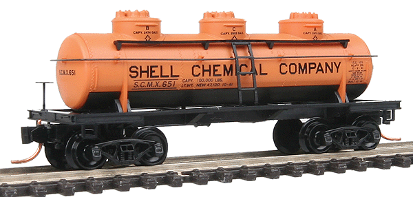 Image for 489-6600011 3-Dome Tank Car Shell 651