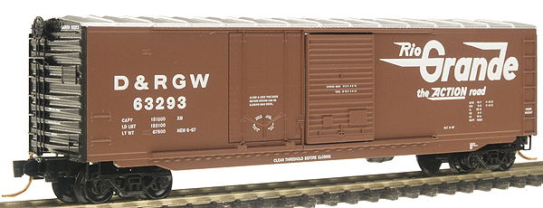 Image for 489-7600080 50' Std SD Box DRGW#63290