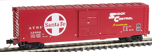 Image for 489-7700150 50' Std Boxcar sd ATSF