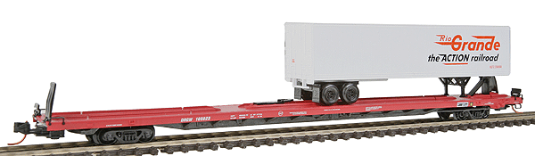 Image for 489-7100530 89'4" Flat w/Trailer DRGW