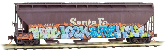 Image for 489-9444100 3 Bay Hopp ATSF Weathered