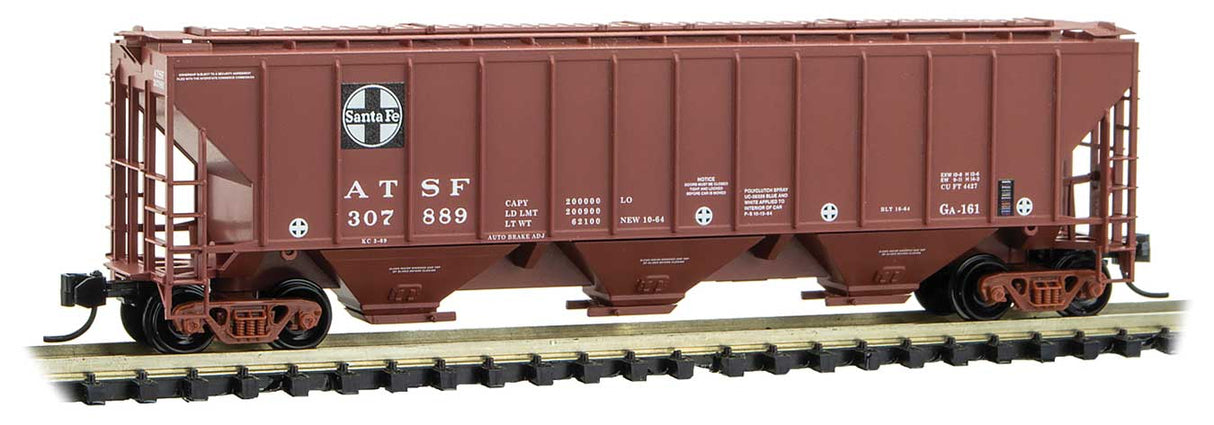 Image for 489-9600212 3-Bay Hopp ATSF #307889