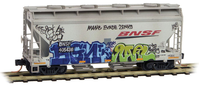 Image for 489-9244281 2-Bay ACF Hopp Wthrd BNSF