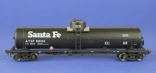 American Limited 1824 ALM - GATC Welded Tank Car ATSF - Santa Fe - Reclaimed Diesel Fuel Service #98100 HO Scale