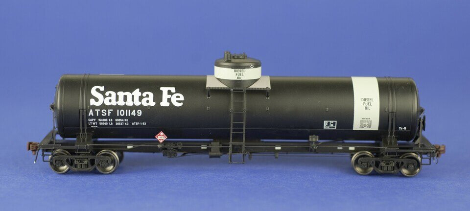 American Limited 1836 ALM - GATC Welded Tank Car ATSF - Santa Fe - Diesel Fuel #101149 HO Scale