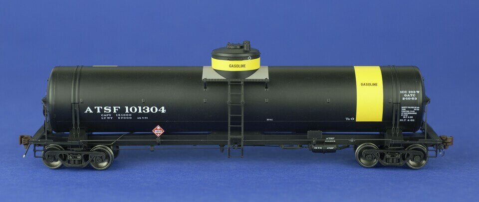 American Limited 1839 ALM - GATC Welded Tank Car ATSF - Santa Fe - Gasoline Service #101304 HO Scale