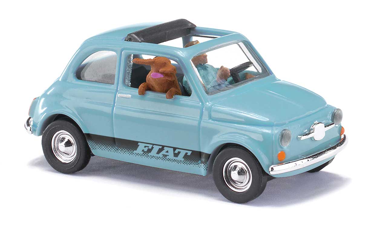Image for 189-48735 Fiat 500 w/Drvr & Dog '65