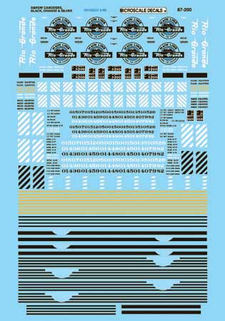 Image for 460-87200 DRGW Cabooses 1940-1960