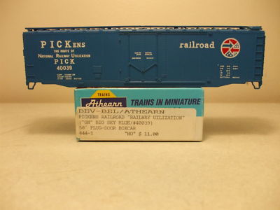 Bev-Bel 444-1 50'  Plug-Door Boxcar PR Pickens Railroad #40039 HO Scale