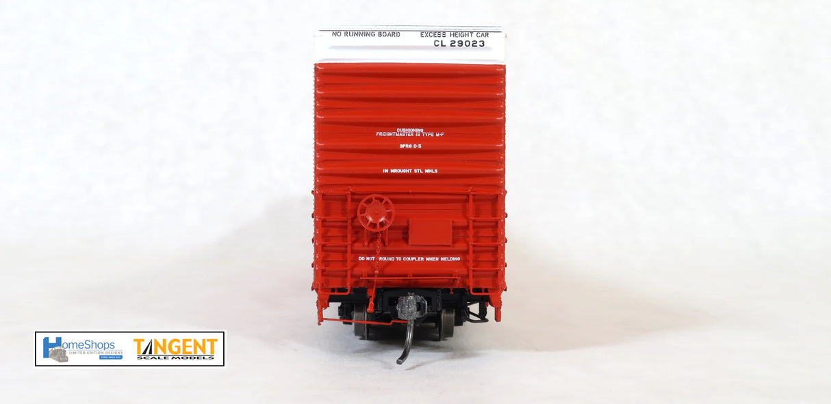 HomeShops HFB-004-004 CL - Crescent Lines #29034 Greenville 86' Double Plug Door Boxcar HO Scale