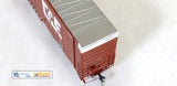 HomeShops HFB-003-002 CLE - Cincinnati & Lake Erie #675297 Greenville 86' Double Plug Door Boxcar HO Scale