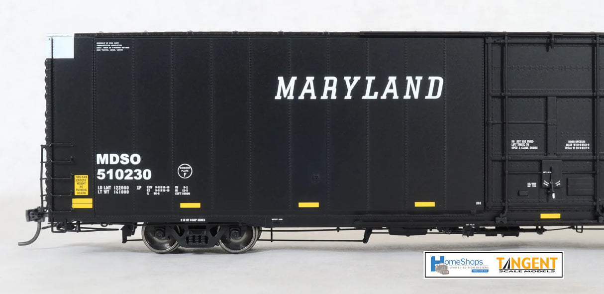 HomeShops HFB-005-001 MDSO - Maryland Southern #510230 Greenville 86' Double Plug Door Boxcar HO Scale