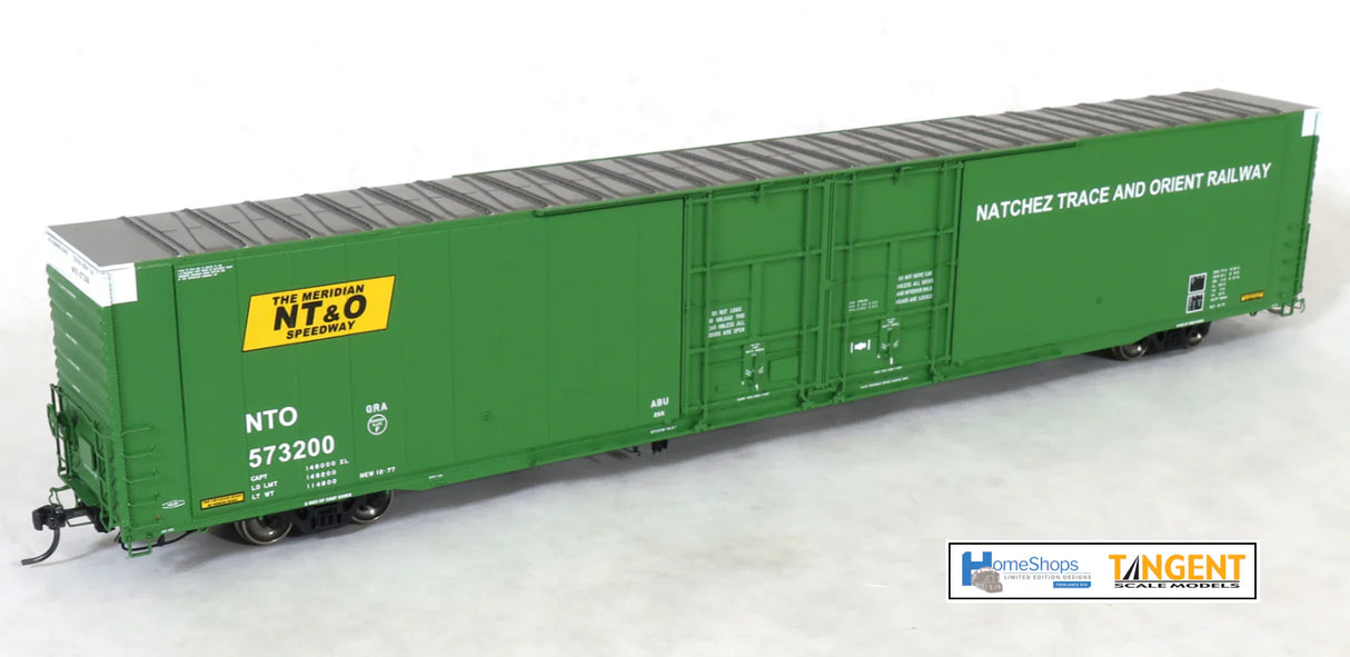 HomeShops HFB-006-001 NTO - Natchez Trace and Orient #573200 86' Double Plug Door Boxcar HO Scale