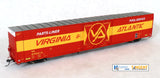 HomeShops HFB-007-002 VA - Virginia and Atlantic #270414 86' Double Plug Door Boxcar HO Scale