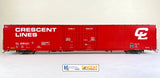 HomeShops HFB-004-004 CL - Crescent Lines #29034 Greenville 86' Double Plug Door Boxcar HO Scale