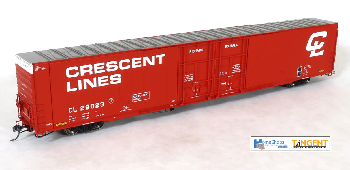 HomeShops HFB-004-004 CL - Crescent Lines #29034 Greenville 86' Double Plug Door Boxcar HO Scale