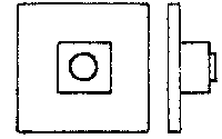 Image for 300-80 Sq Nut 2-1/2" Wshr 6" 50/