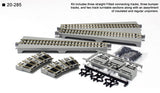 Kato 20-285 Unitrack Turntable Extension Track Set (Straight); N Scale, 20285