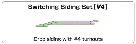Kato 20-863 V4 Switching Siding Set Unitrack; N Scale, 20863