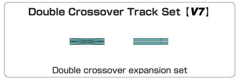 Kato 20-866 V7 Double Crossover Track Set Unitrack; N Scale, 20866