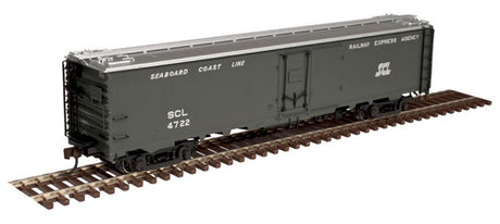 Atlas 20003405 REA Steel Express Reefer - Seaboard Coast Line #4722 (Dark Green/Silver) HO Scale