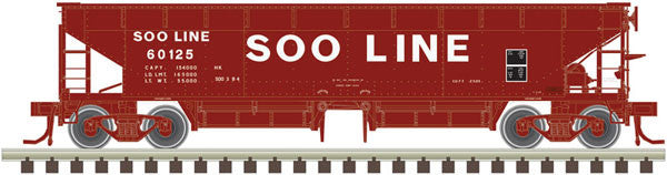 Atlas 20004565 70-Ton Hart Ballast Car - Soo - Soo Line #60125 HO Scale