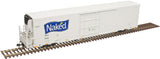 Atlas 20005340 TrinityRail(R) 64' Modern Reefer - TPIX Naked Juice #3132 (white, blue, yellow conspicuity stripes) HO Scale