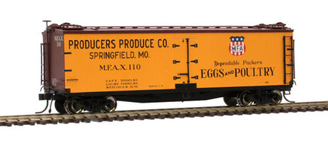 Atlas 20005849 40' Wood Reefer Producers Produce Co. #111 (yellow, Boxcar Red) HO Scale