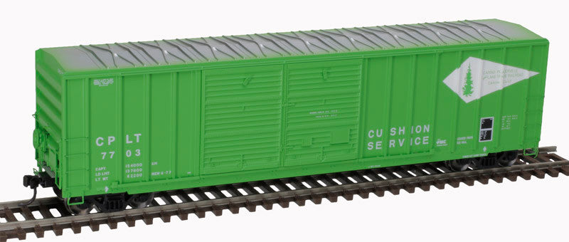 Atlas 20005865 FMC 5077 50' DD Boxcar CPLT - Camino, Placerville & Lake Tahoe #7706 (green, white) HO Scale