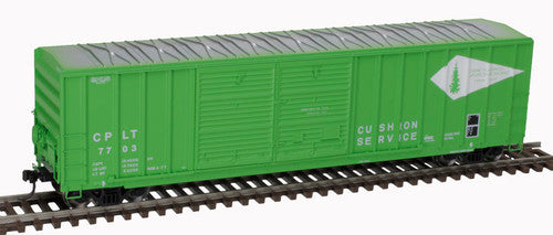 Atlas 20005867 FMC 5077 50' DD Boxcar CPLT - Camino, Placerville & Lake Tahoe #7715 (green, white) HO Scale