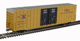 Atlas 20005919 60' Gunderson 7550 DD Boxcar TTX TBOX #664263 (yellow, black, red TTX and Next Load, Any Road Logos) HO Scale