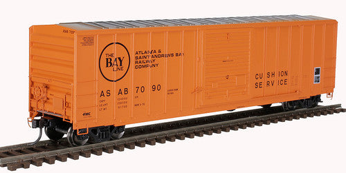 Atlas 20006201 FMC 5077 50' SD Boxcar ASAB - Atlanta & St. Andrews Bay #7099 (orange, black) HO Scale