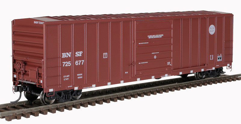 Atlas 20006203 FMC 5077 50' SD Boxcar BNSF - Burlington Northern Santa Fe #725684 (Boxcar Red, white) HO Scale