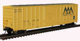 Atlas 20006210 FMC 5077 50' SD Boxcar VTR - Vermont Railway #3527 (yellow, green) HO Scale