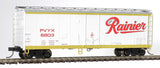 Atlas 20006341 40' Plug-Door Boxcar - PVYX Rainier #6819 (white, red, gold) HO Scale