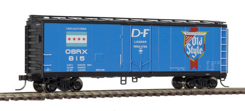 Atlas 20006344 40' Plug-Door Boxcar - OSRX Old Style #872 (blue, white, red, gold) HO Scale