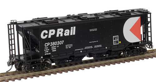 Atlas 20006367 Slab Side Covered Hopper CP - Canadian Pacific (6 Hatch)  #380606 HO Scale