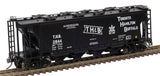 Atlas 20006372 Slab Side Covered Hopper TH&B - Toronto Hamilton & Buffalo (8 Hatch) #2844 HO Scale