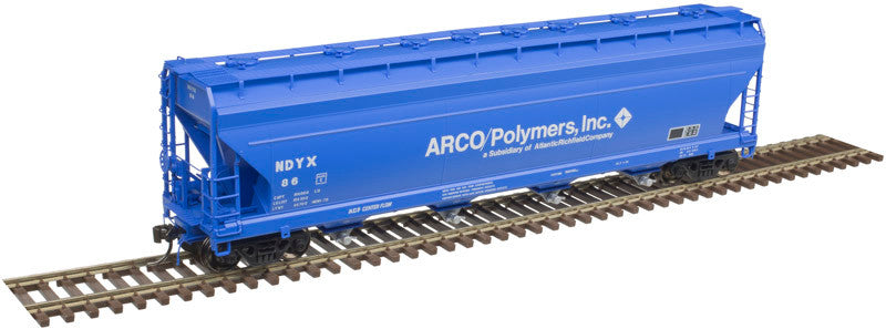 Atlas 20006380 ACF 5250 Covered Hopper NYDX - ARCO Polymers #86 HO Scale