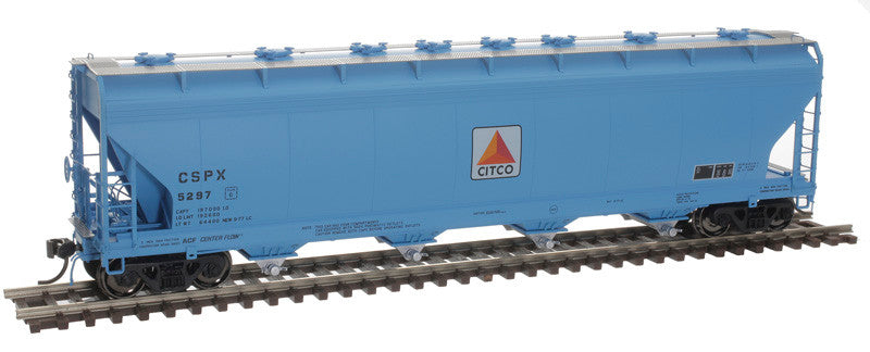 Atlas 20006405 5250 Covered Hopper CSPX - Citgo #5322 (blue, orange) HO Scale