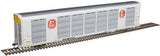 Atlas {20006440} Gunderson Multi-Max Auto Rack KCS - Kansas City Southern (White) #697133 HO Scale