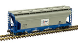 Atlas 20006510 ACF 3560 Covered Hopper Kerr-McGee ACFX #63506 (gray, blue, Red, white) HO Scale