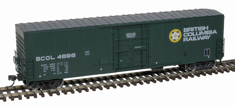 Atlas 20006535 NSC Newsprint Box Car BCOL British Columbia Railway #4696 HO Scale