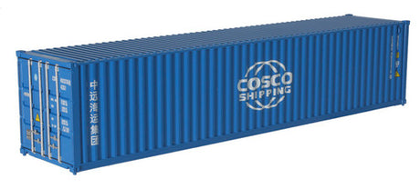 ATLAS 20006543 40' Standard Height Containers (3 Pack) Cosco Shipping CSNU Set 1 (blue) HO Scale