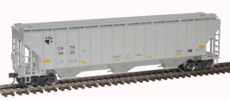 ATLAS 20006637 Thrall 4750 Covered Hopper - CATX #5107 (gray, black) HO Scale