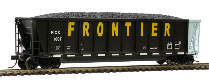 Atlas 20006687 ACF Coalveyor Bathtub Gondola Frontier Scrap Metals FICX #1010 (black, blue, yellow) HO Scale